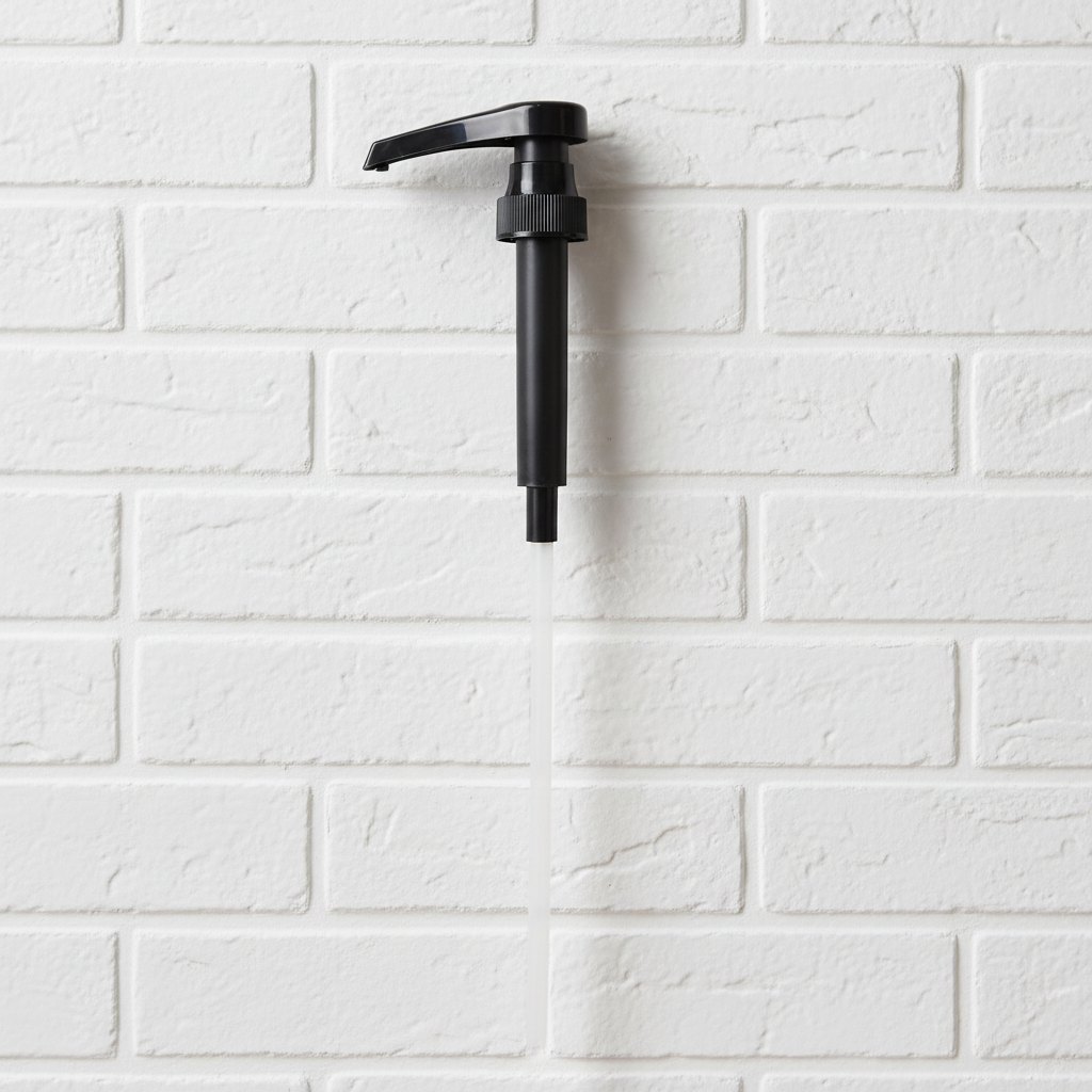 The black Hensch pump dispenser